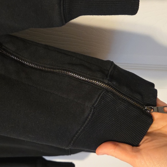 Banana Republic Women's Black Cowl Neck Sweatshirt - Picture 4 of 5